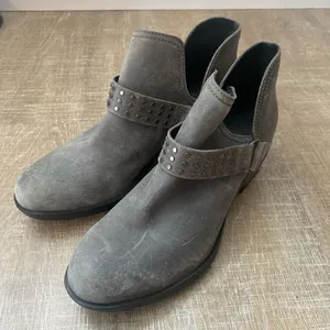 Sorel Leather Lolla II Ankle Boot Womens 7 Waterproof Quarry Grey Studded Bootie thumbnail 6