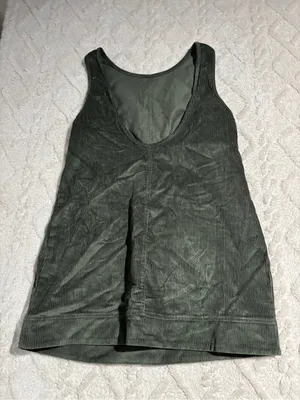 Green corduroy dress medium thumbnail 3