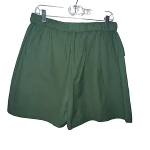 PrettyLittleThing Women Khaki Woven Pocket Front Drawstring‎ Shorts Green 10 thumbnail 5