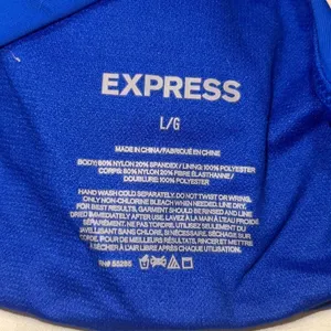 ✨Express Swim Royal Blue Scoop Bikini Swim Top✨ thumbnail 4
