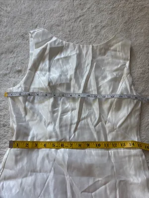 Lulus Sophisticated Selection White Sleeveless Backless Mini Dress Size large thumbnail 7
