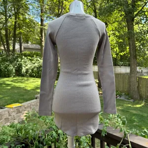 Lovers + Friends Revolve Beige Thermal Mini Tunic Top Dress in Size XS X-Small thumbnail 4