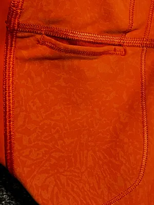 Womens sz6 Lululemon Wunder Train HR Short 8" Crunch Warm Coral thumbnail 6