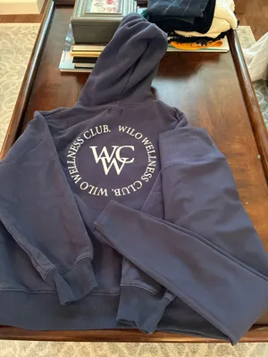 Wilo set - leggings and hoodie in navy thumbnail 1
