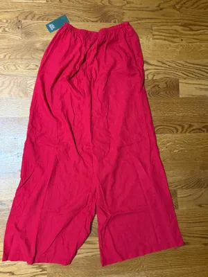 Red Wild Fable linen pants thumbnail 4