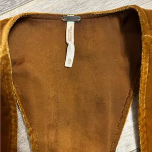 Free People Velvet Vibes Honey Vest thumbnail 2