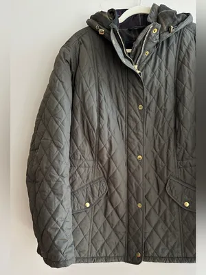Barbour Women’s Millfire Quilt Jacket, Olive/Classic, Size 2X thumbnail 2