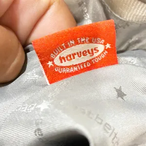 Harveys Seatbelt Beige Tote Shoulder Bag Champagne Color‎ Woven thumbnail 5