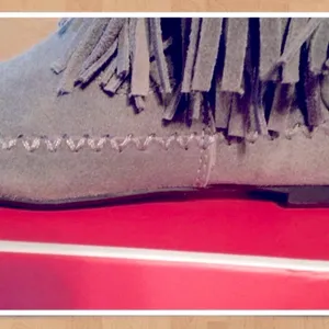 LAUREN Conrad Fringe Fashion Gray Boots thumbnail 4