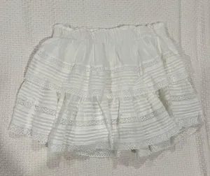 Aerie Skirt Ruffle White thumbnail 1