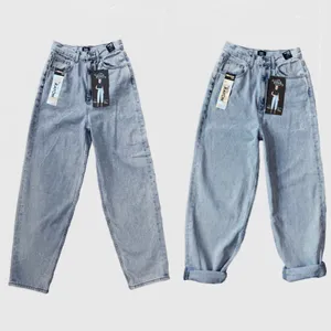 Simple Society Roll Cuff Balloon High Rise Mom's Jeans thumbnail 3