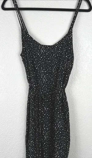 Forever 21 Black White Polka Dot 90s Girlhoodcore Swing Spring Summer Swing‎ Dress thumbnail 1