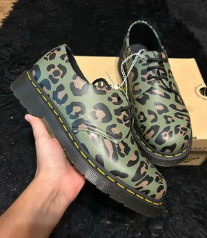 DR MARTENS 1461 distorted leopard animal print leather lace up oxfords shoes women’s 9 new thumbnail 1