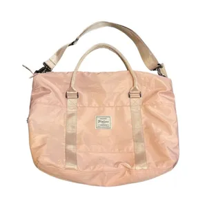 Floless Workshop Pink Nylon Duffel Travel Bag Weekender Carry On Gym Sports thumbnail 1