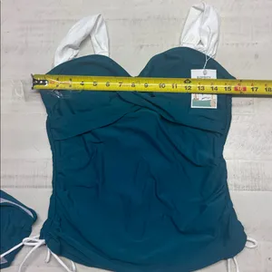 B2prity Tankini Tummy Control Two Piece High Waisted Wrap with Bottom Swimwear thumbnail 6