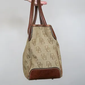 Vintage 90s Dooney & Bourke Signature Small Double Handle Tote thumbnail 4