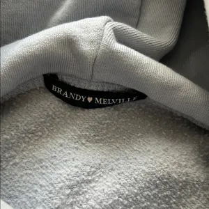 Brandy Melville Light Gray Hoodie thumbnail 2