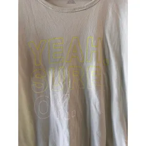 Offline by Aerie Pale Blue Green Yeah Sure Okay Graphic Tee Women Sz S thumbnail 4