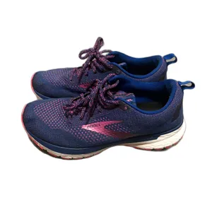 Brooks Revel 4 Womens Running Shoes Blue Pink Purple Athletic Sneakers Size‎ 10 thumbnail 3