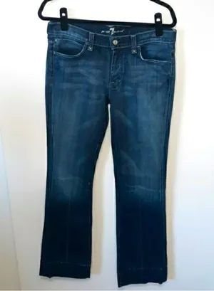 7 For All Mankind Jeana Bootcut Size 31 thumbnail 1