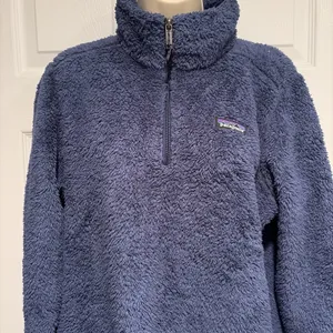 Patagonia Los Gatos 1/4 Zip Fleece Pullover Jacket Navy Blue 25890 Women Medium thumbnail 1