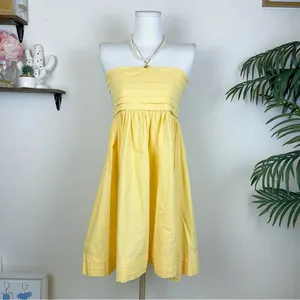 Lusana Freddie Pintuck Mini Dress in Honeycomb NWT Women Dress Size Small thumbnail 2