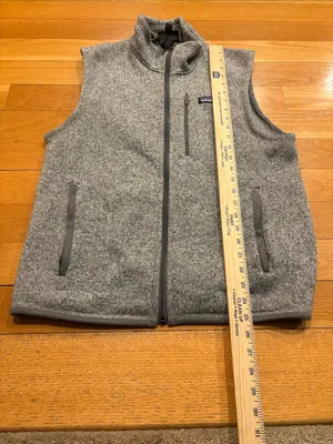 Patagonia Gray Heather Full-Zip Fleece Vest thumbnail 4