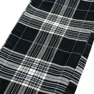 Hot Topic Gray Black Blue Goth Grunge Emo Scene Plaid Utility Overalls thumbnail 3