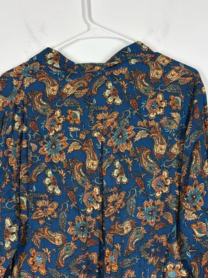 NWT Natural Life Floral Paisley Mini Dress Size XL thumbnail 5