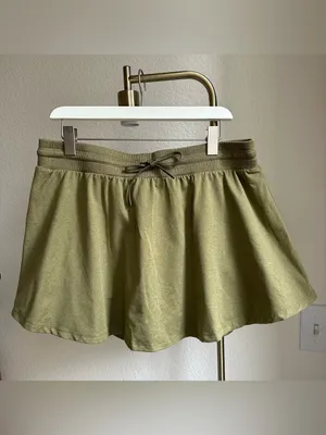 Fabletics Green Cloud Jersey Flounce Skort thumbnail 4