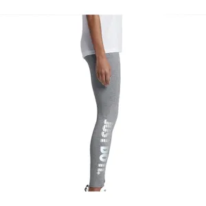 Nike Large L Leggings Hologram Carbon Heather Gray Full Length‎ 886257-091 thumbnail 3