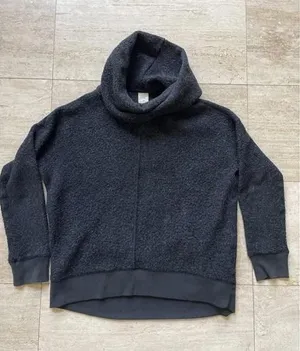 Abercrombie‎ & Fitch Black Gray Turtleneck Sweater Knitted M thumbnail 1
