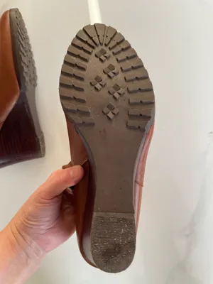 Lauren Ralph Lauren Shaley Calfskin Wedge Bootie Women's Size 8.5 B Brown thumbnail 10