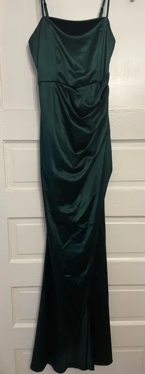 Emerald Sundae Dress Emerald Green Long thumbnail 1