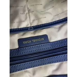 MICHAEL KORS Navy Saffiano Leather Jet Set Tote thumbnail 7