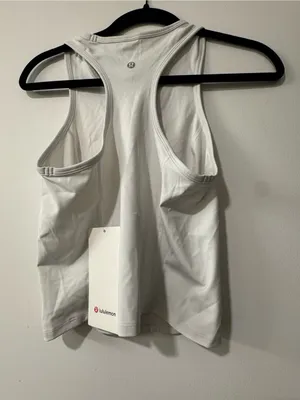 NWT LULULEMON - Light Vapor Nulux Racerback Crop Tank - $58 - 6 thumbnail 2