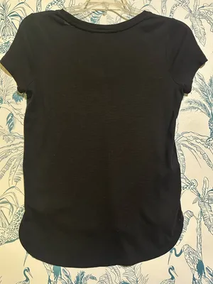 Tommy Bahama Black Scoop Neck Short Sleeve Tee thumbnail 3