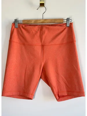 Lululemon Wunder Train High-Rise Short 6” Crunch Coral Everlux Bike Shorts 12 thumbnail 3