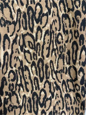 Krazy Larry Women’s Leopard Print Pull-On Ankle Pant Sz 12 Stretch Office Casual thumbnail 7
