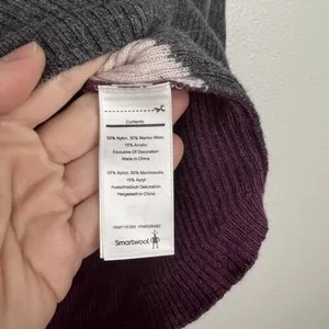 Smartwool Women's Colorblock Wool Blend Pullover‎ Knit Sweater Purple Sz S thumbnail 4
