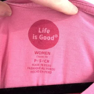 Life is‎ Good Vintage Style shirt small Barbie style 90s style Malibu thumbnail 3