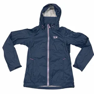 Mountain Hardwear Blue Rain Jacket Windbreaker size Small thumbnail 3