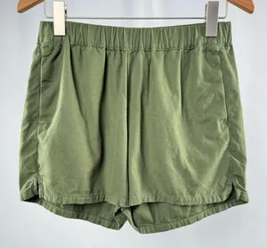 Madewell‎ Pull On Cloth Shorts in Green Size Small thumbnail 1