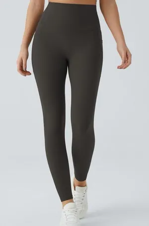 Halara H36.- SoCinched High Waisted Tummy Control Pocket Shaping Training Leggings. thumbnail 1