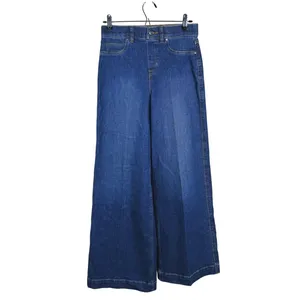 NWT SPANX High Rise Wide Leg Jeans A-Line S Blue Denim Casual Classic Retro thumbnail 2