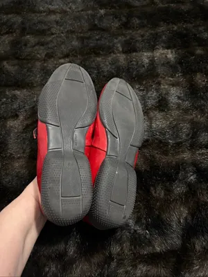 Pazzo Mary Jane Womens 8 red Leather Slip On shoes loafers thumbnail 4