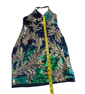 NWT Love and Other Things Multicolor Sequin Dress - Size M thumbnail 8