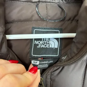 The North Face Metropolis 600 Fill Down Parka Brown Women Small Puffer Coat Hood thumbnail 4