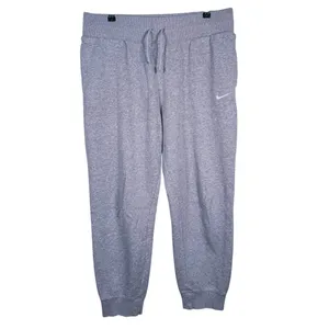 Nike Womens Phoenix Fleece High Rise Joggers Sweatpants XL Gray Lounge Cozy thumbnail 2