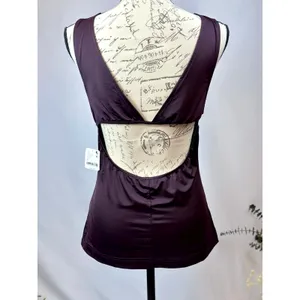 Free People Take You There Open Back Cami Wine M thumbnail 10